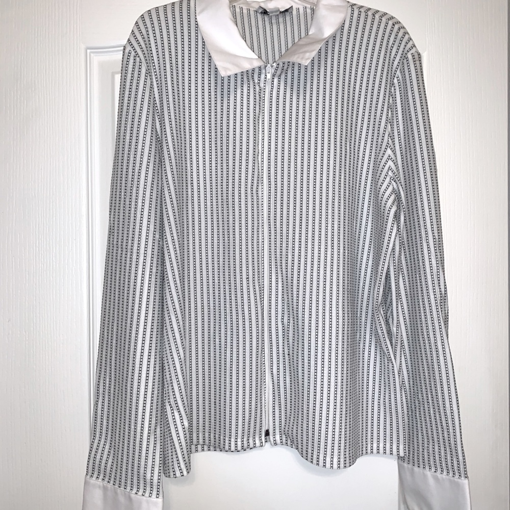 Style & Co. Company Long-Sleeved Striped Blouse